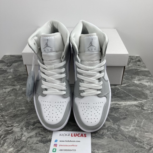 Air Jordan 1 Mid Wolf Grey Aluminum BQ6472-105