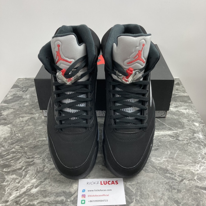 Air Jordan 5 Retro Black Metallic  845035-003
