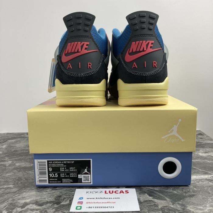 Air Jordan 4 Retro Union Off Noir DC9533-001