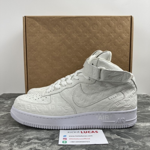 L*V x Air Force 1 Mid By Virgil Abloh White