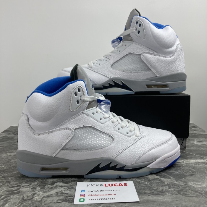 Air Jordan 5 Retro White Stealth  DD0587-140