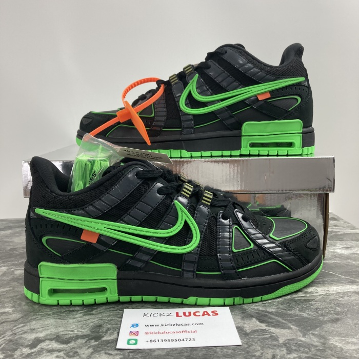 Air Rubber Dunk Off-White Green Strike  CU6015-001