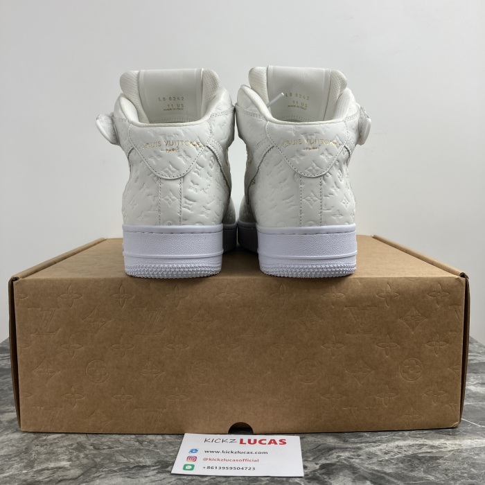 L*V x Air Force 1 Mid By Virgil Abloh White