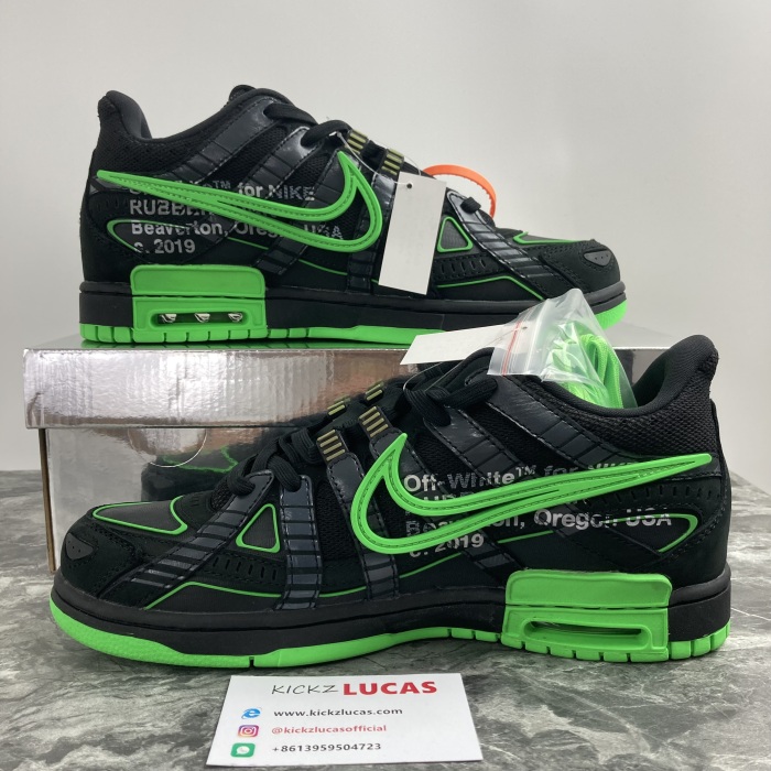 Air Rubber Dunk Off-White Green Strike  CU6015-001