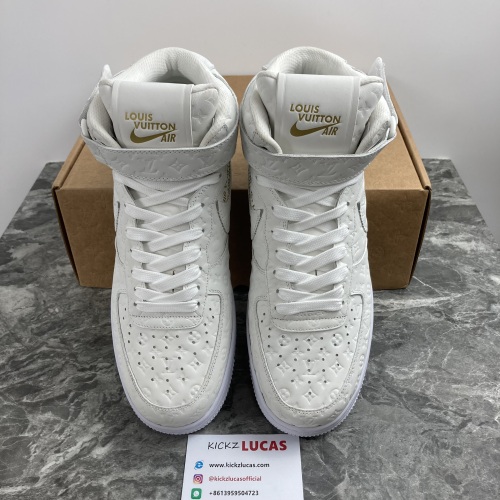 L*V x Air Force 1 Mid By Virgil Abloh White