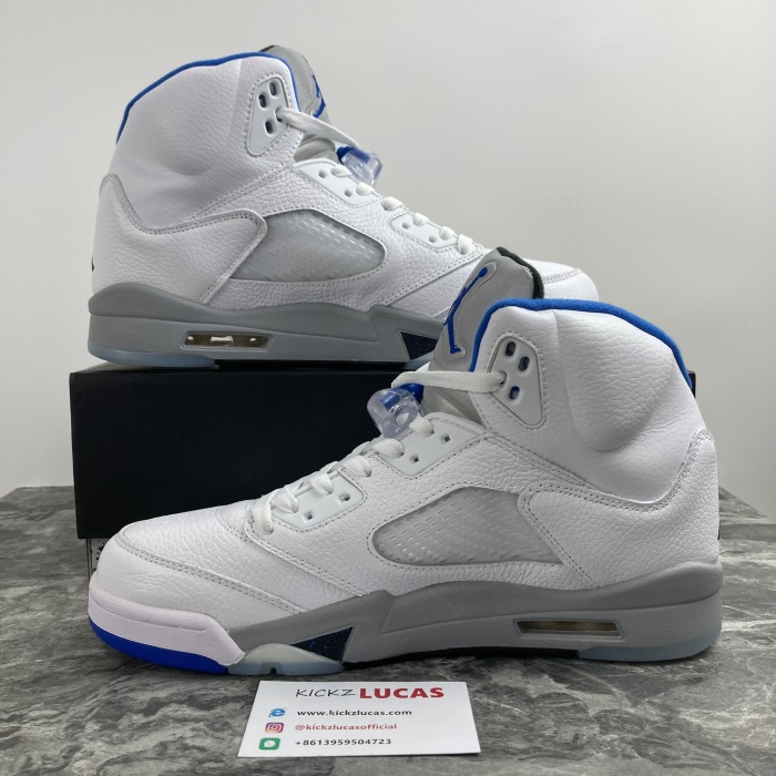 Air Jordan 5 Retro White Stealth  DD0587-140