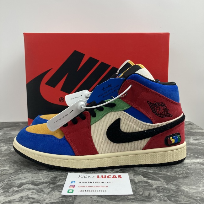 Air Jordan 1 Mid SE Fearless Blue the Great CU2805-100