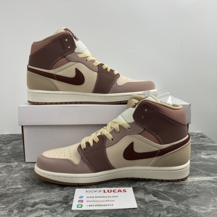 Air Jordan 1 Mid SE Dark Pony Smoky Mauve  DO7440-821