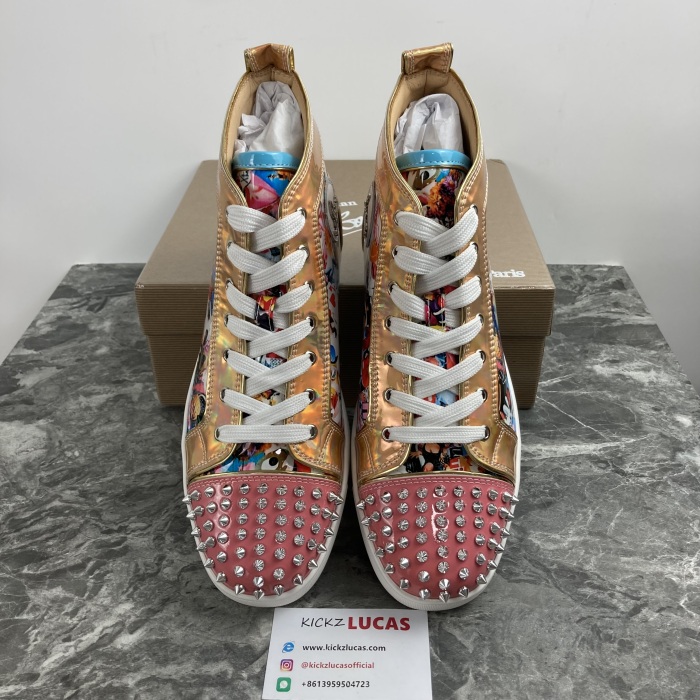Men Women C*hristian L*ouboutin Top Sneaker CL230401-2