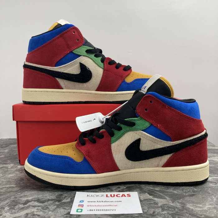 Air Jordan 1 Mid SE Fearless Blue the Great CU2805-100