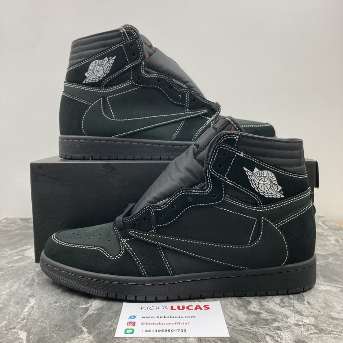 Air Jordan 1 Retro High OG SP Travis Scott Black Phantom