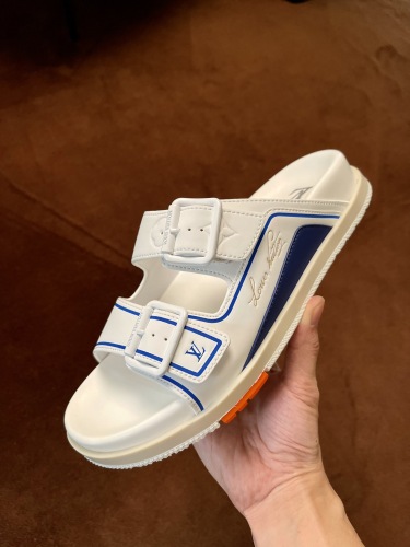Men L*ouis V*uitton Top Sneaker Slippers RR230406-21