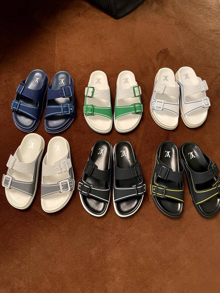 Men L*ouis V*uitton Top Sneaker Slippers RR230406-19