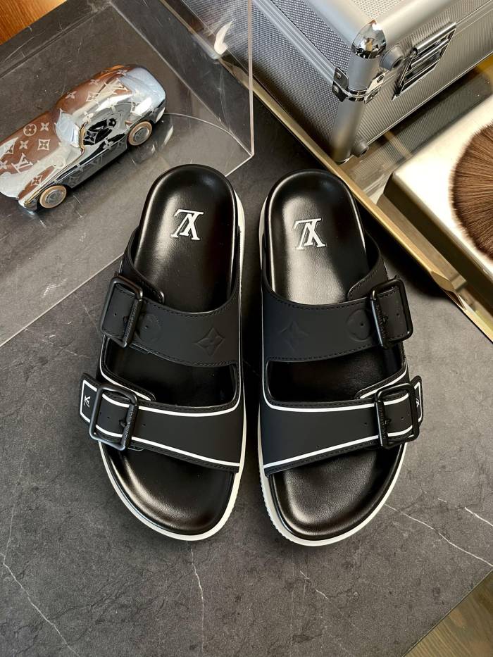 Men L*ouis V*uitton Top Sneaker Slippers RR230406-24