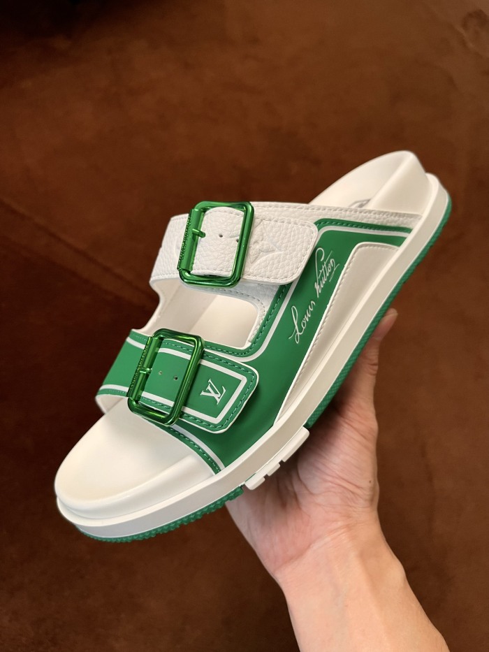 Men L*ouis V*uitton Top Sneaker Slippers RR230406-20