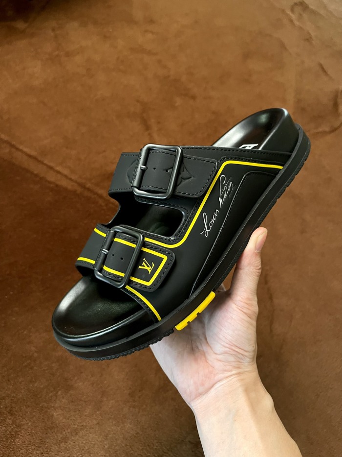Men L*ouis V*uitton Top Sneaker Slippers RR230406-19