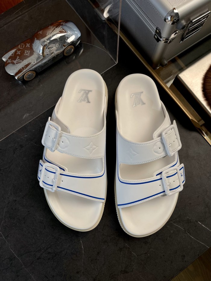Men L*ouis V*uitton Top Sneaker Slippers RR230406-21