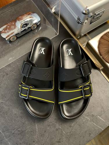 Men L*ouis V*uitton Top Sneaker Slippers RR230406-19