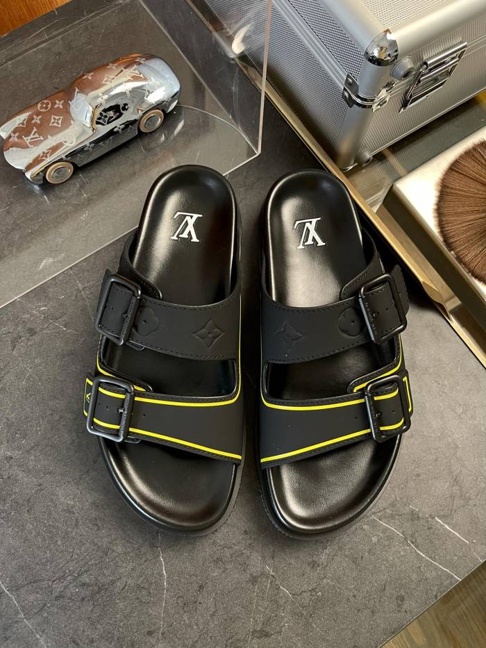 Men L*ouis V*uitton Top Sneaker Slippers RR230406-19