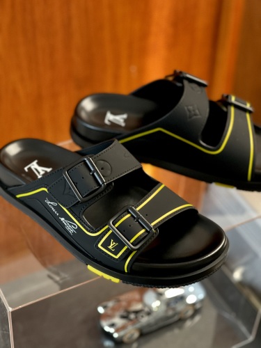 Men L*ouis V*uitton Top Sneaker Slippers RR230406-19