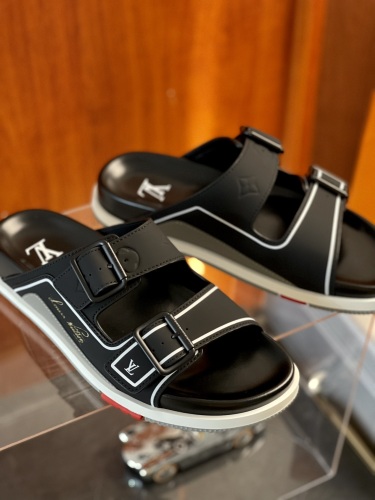 Men L*ouis V*uitton Top Sneaker Slippers RR230406-24