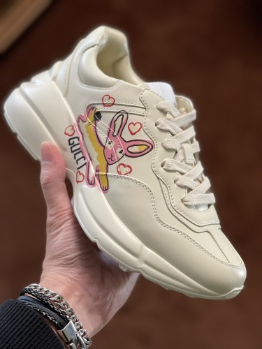 Men Women G*ucci Rhyton Top quality Sneaker RR230407-12