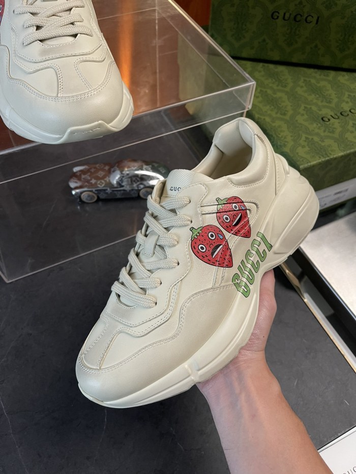 Men Women G*ucci Rhyton Top quality Sneaker RR230407-9