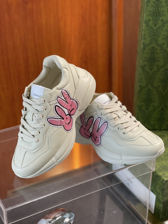 Men Women G*ucci Rhyton Top quality Sneaker RR230407-13