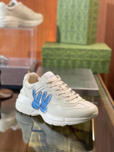 Men Women G*ucci Rhyton Top quality Sneaker RR230407-11