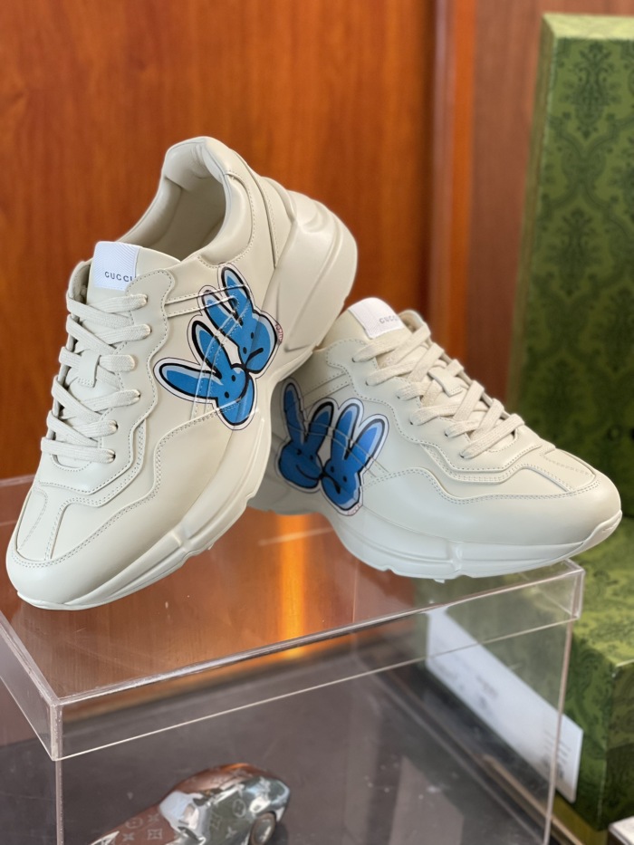 Men Women G*ucci Rhyton Top quality Sneaker RR230407-11