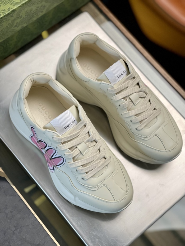 Men Women G*ucci Rhyton Top quality Sneaker RR230407-13