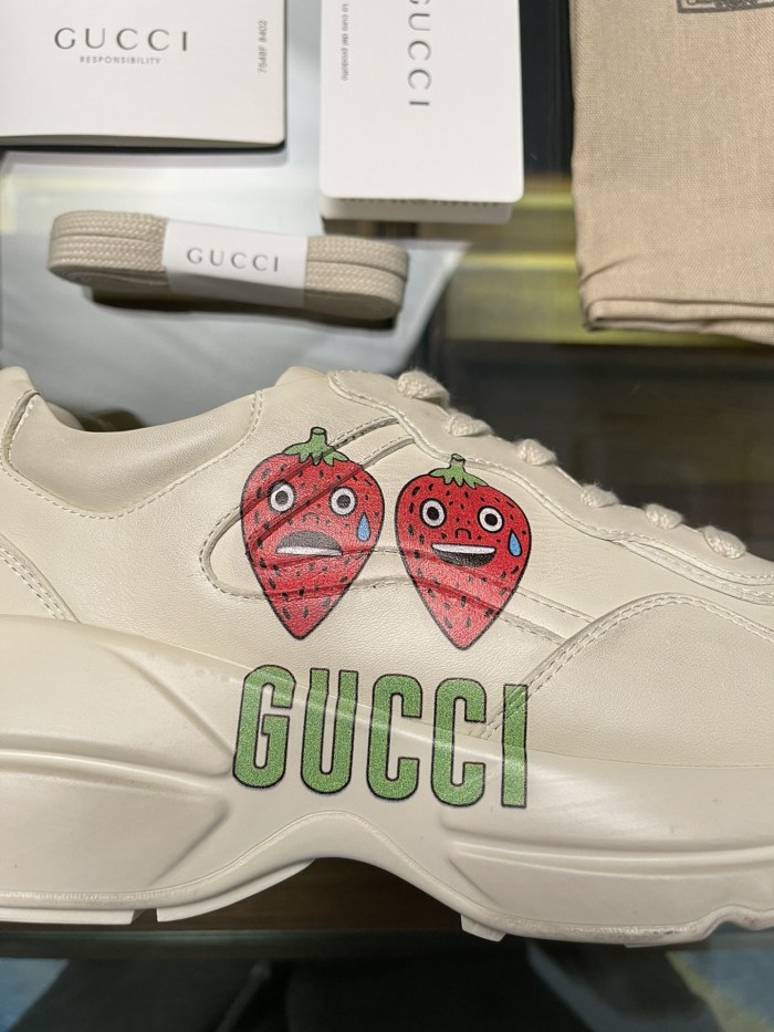 Men Women G*ucci Rhyton Top quality Sneaker RR230407-9