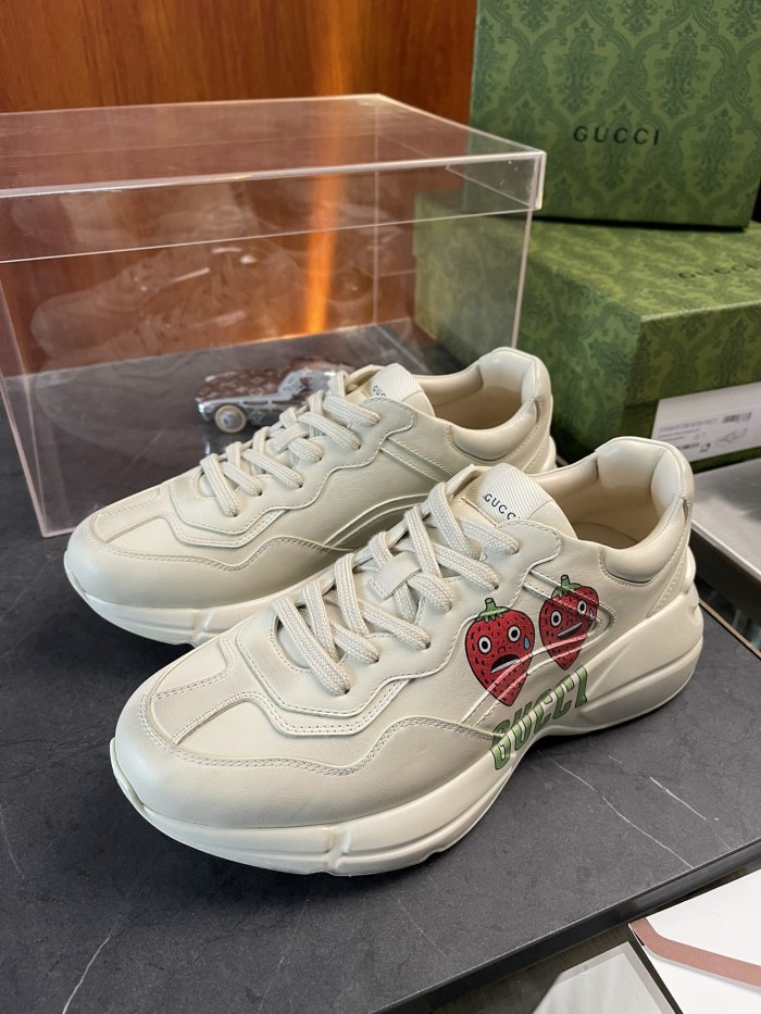 Men Women G*ucci Rhyton Top quality Sneaker RR230407-9