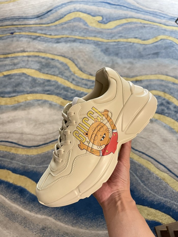 Men Women G*ucci Rhyton Top quality Sneaker RR230407-14