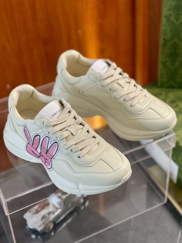 Men Women G*ucci Rhyton Top quality Sneaker RR230407-13