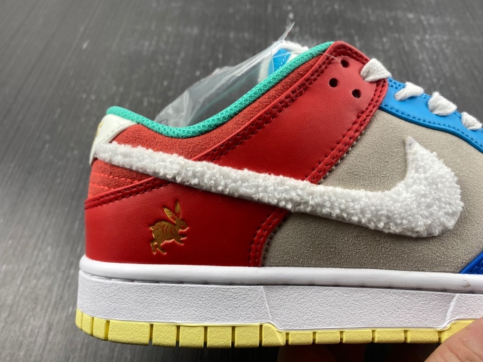 Dunk Low Retro PRM Year of the Rabbit Blue Orange Cream  FD4203-111