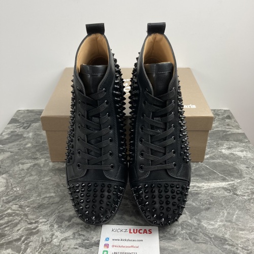 Men C*hristian L*ouboutin Top Sneakers High CL230412-2