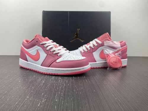 Air Jordan 1 Low Pink 553558-616