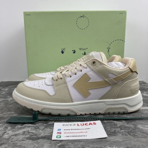O*ff W*hite Out Of Office OOO Low Tops CL230418-1