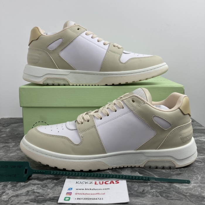 O*ff W*hite Out Of Office OOO Low Tops CL230418-1