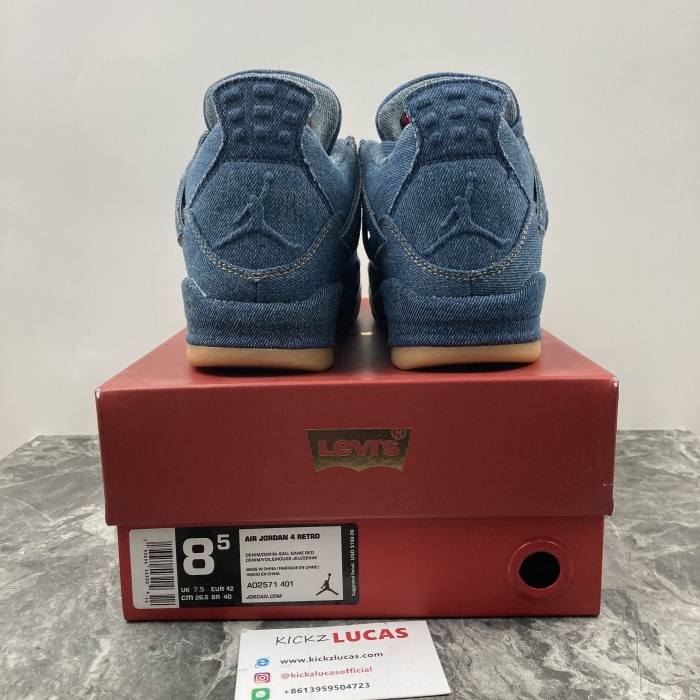 Air Jordan 4 Retro Levi's Denim AO2571-401