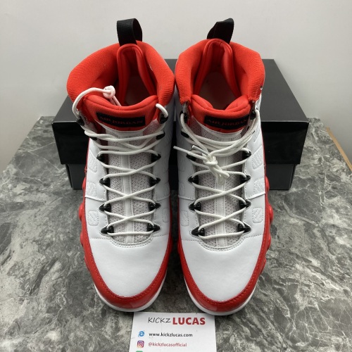 Air Jordan 9 Retro White Gym Red  302370-160