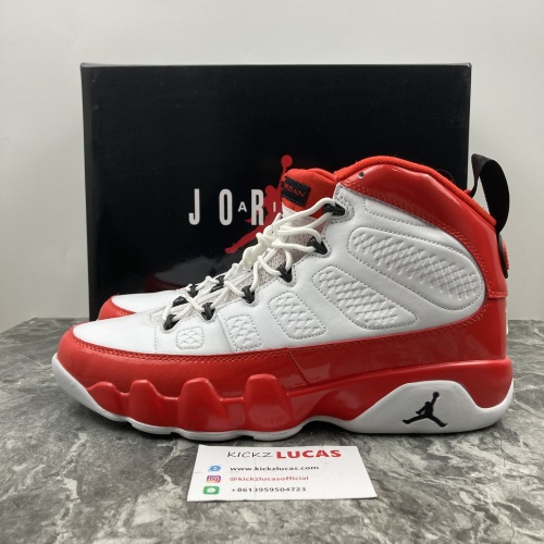 Air Jordan 9 Retro White Gym Red  302370-160