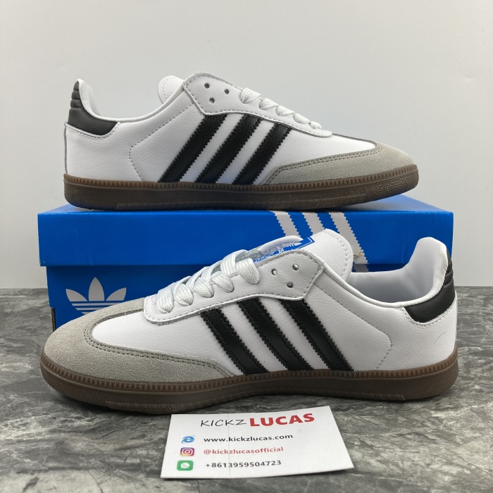 adidas Samba OG Cloud White Core Black  BZ0057/B75806