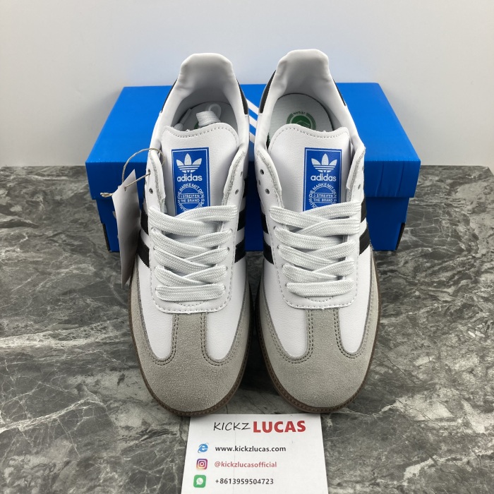 adidas Samba OG Cloud White Core Black  BZ0057/B75806