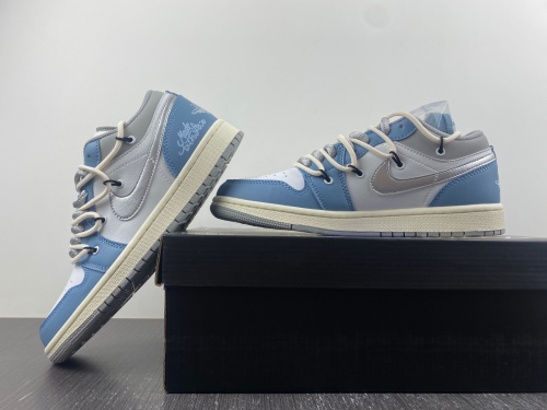 Air Jordan 1 Retro Low Customized 553558-053