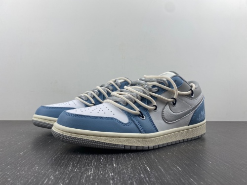Air Jordan 1 Retro Low Customized 553558-053