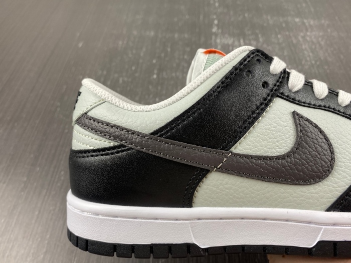 Dunk Low Grey Black Orange Mini Swoosh FN7808-001