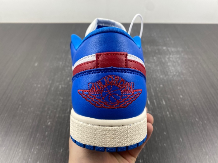 Air Jordan 1 Low Sport Blue Gym Red  DC0774-416
