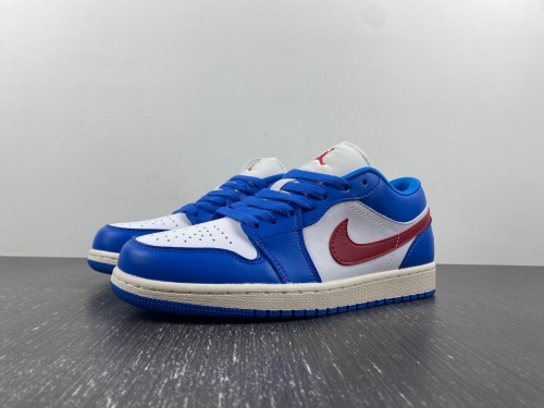Air Jordan 1 Low Sport Blue Gym Red  DC0774-416